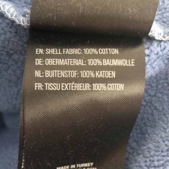 Peso Faded Zip Oversized Hoodie, Sky Blue - Picture 7 of 10